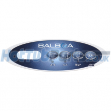 Balboa ML200 Panel Overlay - 1 Pump + Aux