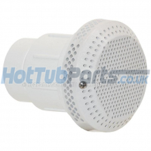 1.5 Inch Waterway 100gpm Suction Drain, White