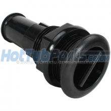 1 Inch Lo Profile Black Drain Valve