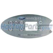 Marquis Spas 7 Button MQ554 Panel Overlay (1 Pump 2012)