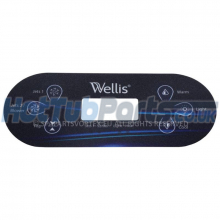 Wellis Spas Control Panel Overlay (TP600)