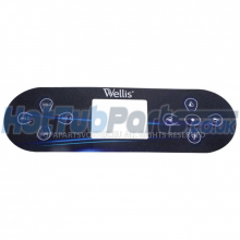 Wellis Spas Control Panel Overlay (TP800)
