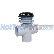 2" Water Diverter Valve - Black