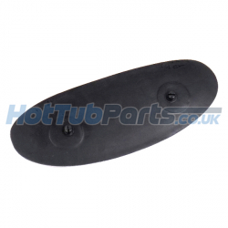 Spaform Headrest, Oval Shaped (Black)