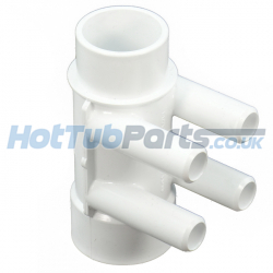 Water Manifold - 1.5" M-F x (4) 3/4" Barbs