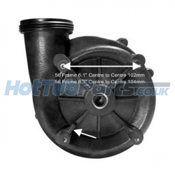 1.5hp 56 Frame (6.3") Aqua-flo XP2e Wet End