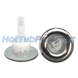 3" Marquis Spa ISO Swirl Jet, Stainless/Grey