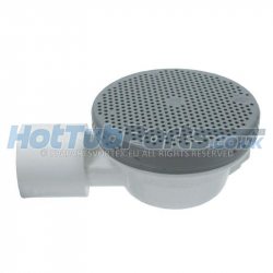 3/4 Inch Waterway Floor Drain, Grey