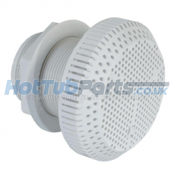 1.5 Inch Long Wall Fitting Suction Drain, White