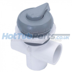 1 inch Waterway Diverter Valve - Grey