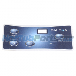 Balboa VL402 Panel Overlay - 1 Pump + Air