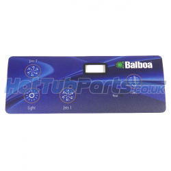 Balboa VL402 Panel Overlay - 2 Pump