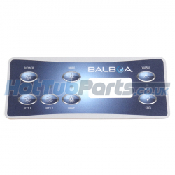 Balboa VL701S Panel Overlay - 2 Pump + Air