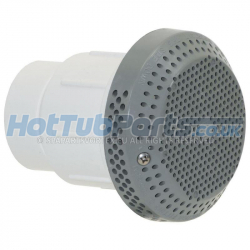 1.5 Inch Waterway 100gpm Suction Drain, Grey