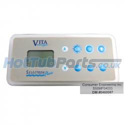 Vita Spa L700 Selectron Topside Control Panel