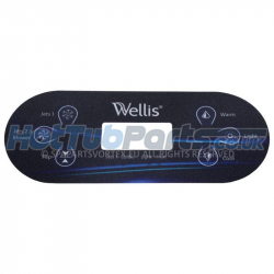 Wellis Spas Control Panel Overlay (TP600)