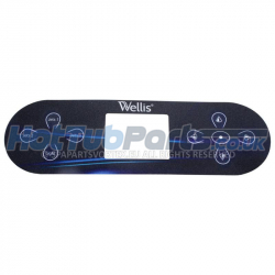 Wellis Spas Control Panel Overlay (TP800)