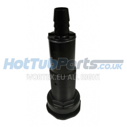 Drain Off Valve, Black - 3/4 Barb