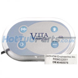 Vita Spa Remote 4 Button Control Panel