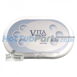 Vita Spa Remote 6 Button Control Panel