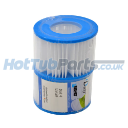 85mm - Hot Tub Filter Cartridge - Bestway, Lay Z Spa (Pair)