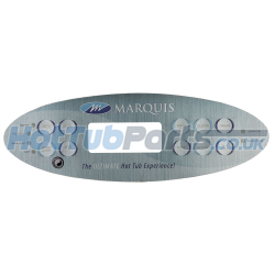 Marquis Spas Overlay 10 buttons 3 Pumps