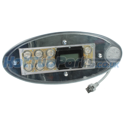 Marquis Spas Panel MQ554 7/8 Button 2011