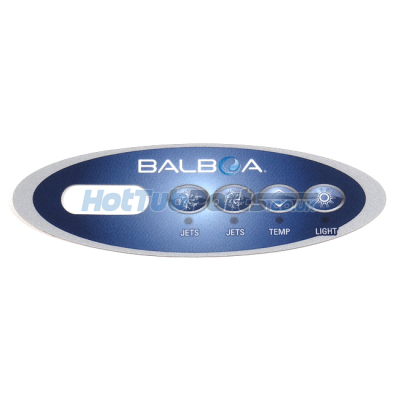 Balboa VL200 Panel Overlay - 2 Pump