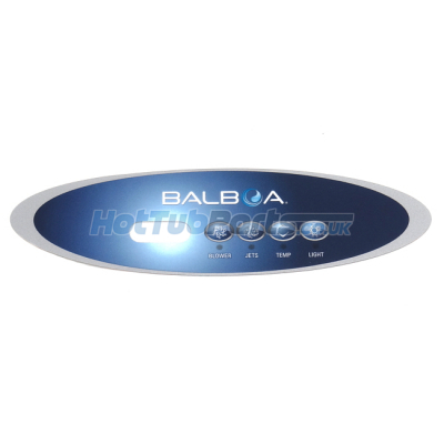 Balboa VL260 Panel Overlay - 1 Pump + Air