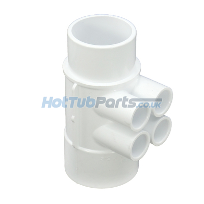 Water Manifold - 2" M-F x (4) 1/2" Ports