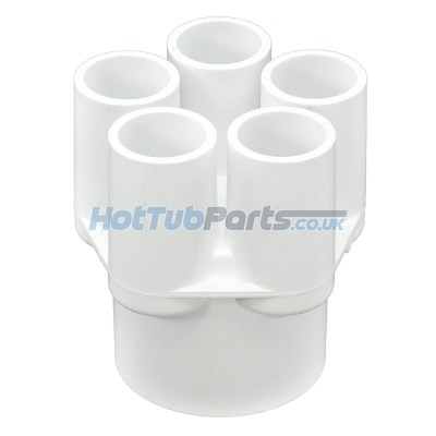 Water Manifold - 2" x (5) 1/2" Ports