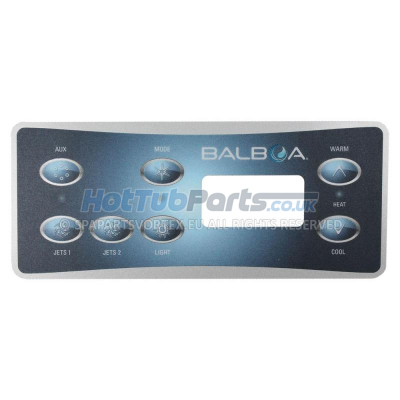 Balboa VL701S Panel Overlay - 2 Pump + Aux