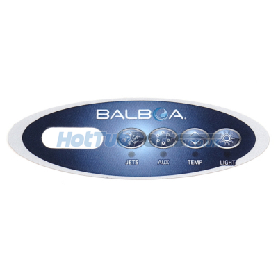 Balboa ML200 Panel Overlay - 1 Pump + Aux