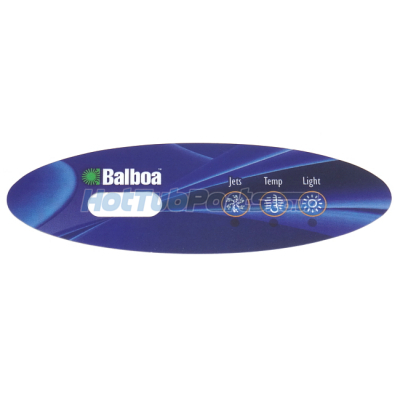 Balboa VL240 Panel Overlay - 1 Pump No Air
