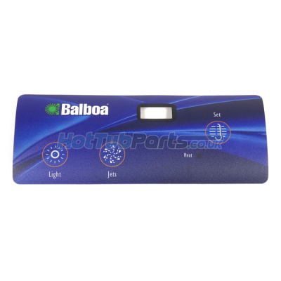 Balboa VL402 Panel Overlay - 1 Pump No Air