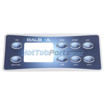 Balboa VL801D Panel Overlay - 2 Pump + Air