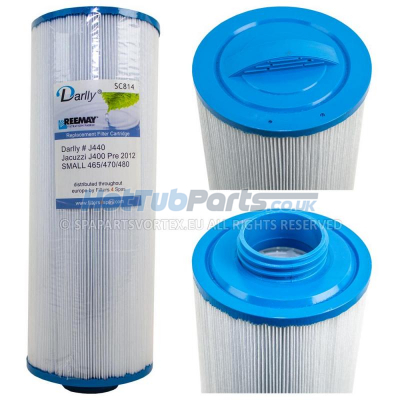 318mm - Hot Tub Filter Cartridge - Jacuzzi J460 J465 J470 J480