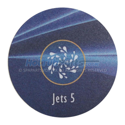 Balboa AX10 Aux Panel Overlay - JETS 5