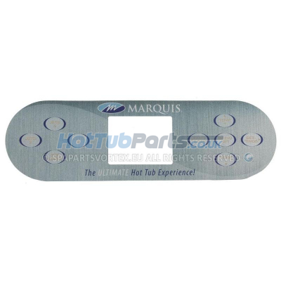 Marquis Spas MQ 9 Button Panel Overlay (3 Pump 2014)