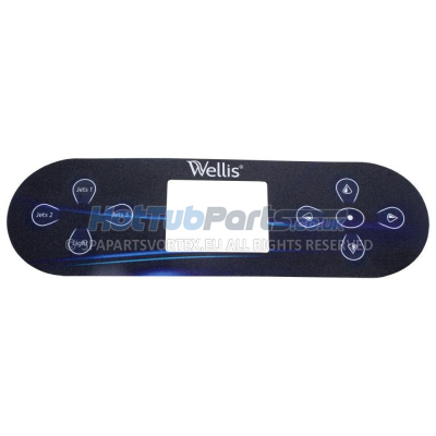 Wellis Spas Control Panel Overlay (TP800)