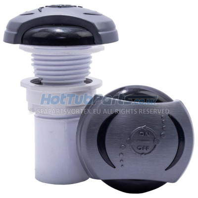 Wellis Spas CMP Air Regulator (Dark Grey)