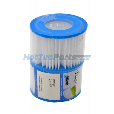 85mm - Hot Tub Filter Cartridge - Bestway, Lay Z Spa (Pair)