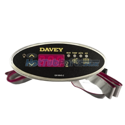Spa Power (Davey) SP600/SP601 - Oval Topside Control Panel