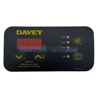 Spa Power (Davey) SP601 Overlay - Rectangle
