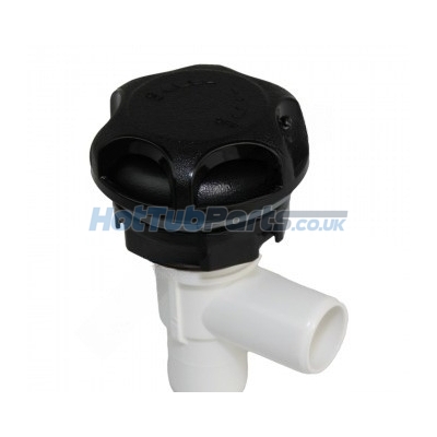 LVJ Lotus 1" ON - OFF Valve, Black