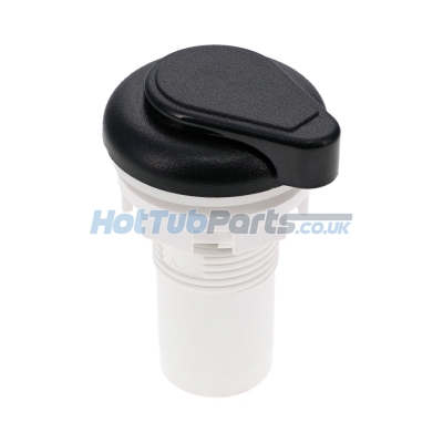 1" LVJ Crystal Air Control, Black