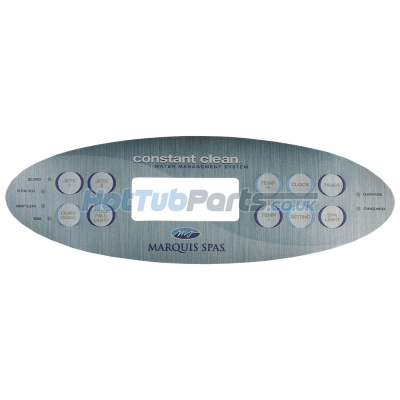 Marquis Spas Overlay MQ710 10 Buttons