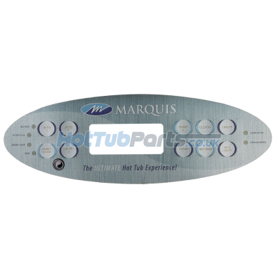 Marquis Spas Overlay 10 buttons 3 Pumps