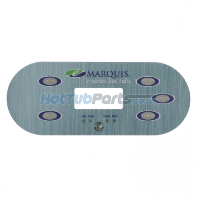 Marquis Spas Overlay E-Series 5 buttons 1 Pump 2014