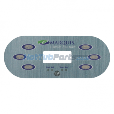 Marquis Spas Overlay E-Series 6 buttons 2 Pumps 2014
